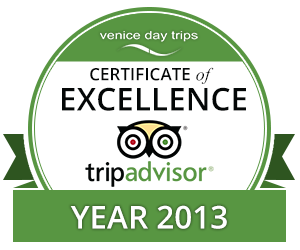 Certificate of Excellence 2013 Venice Day Trips