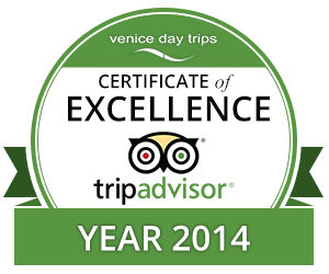 Certificate of Excellence 2014 Venice Day Trips